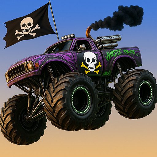 Balap truk monster untuk anak